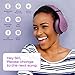 PowerLocus Bluetooth Over-Ear Headphones, Wireless Stereo Foldable Headphones Wireless and Wired Headsets with Built-in Mic, Micro SD/TF, FM for iPhone/Samsung/iPad/PC (Purple)