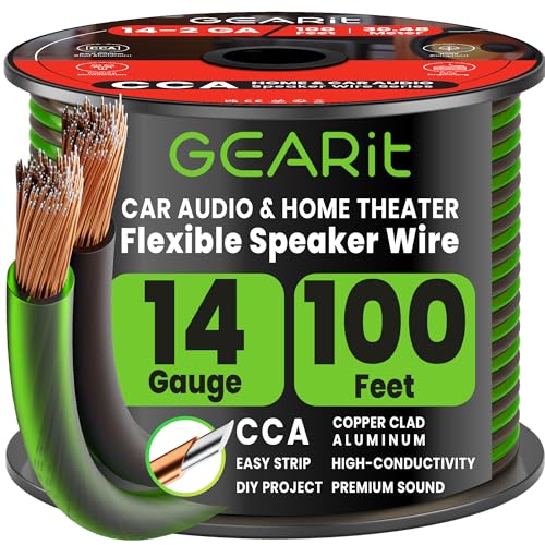 Câble de haut-parleur pour home cinéma et câblage de haut-parleurs auto 30 mètres
