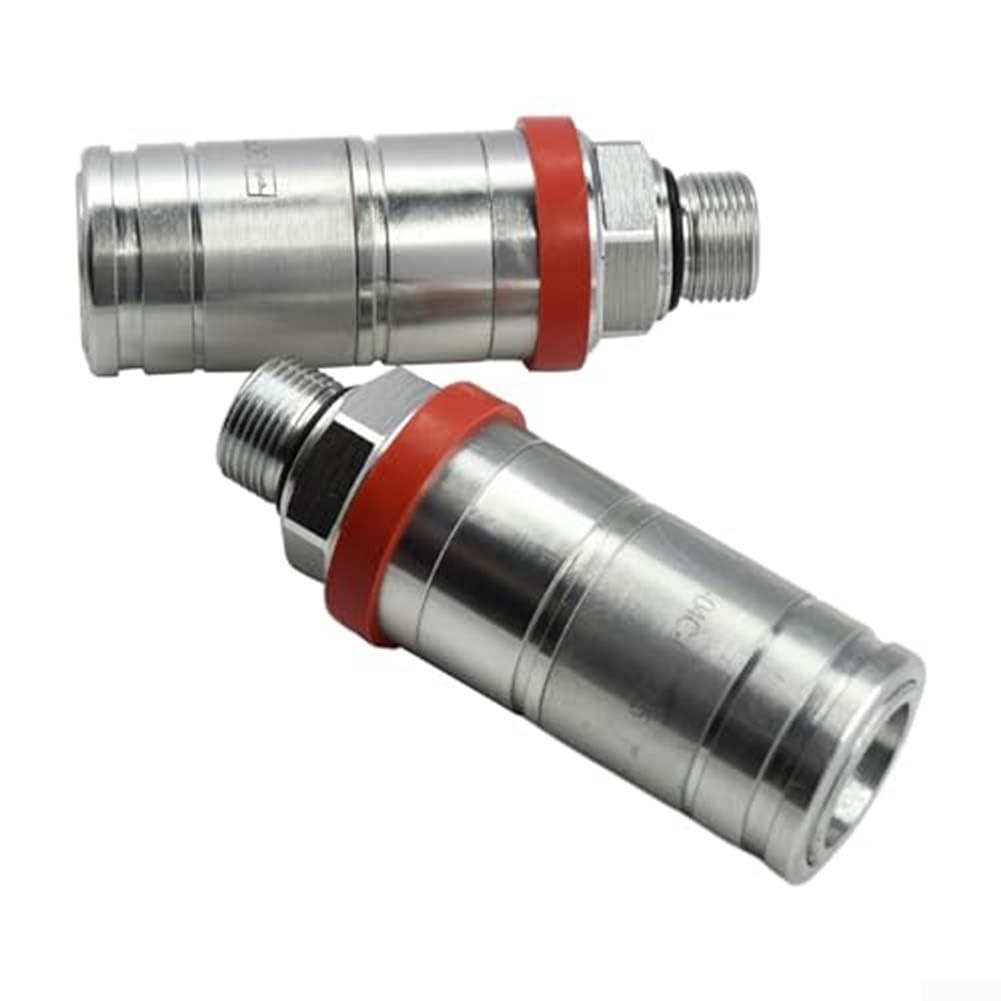 Accoppiatore rapido femminile idraulico per Massey per Ferguson 340 350 360 372 382 390 670 690 698 699 300 serie 3600 390t con acciaio d'argento del filo M22