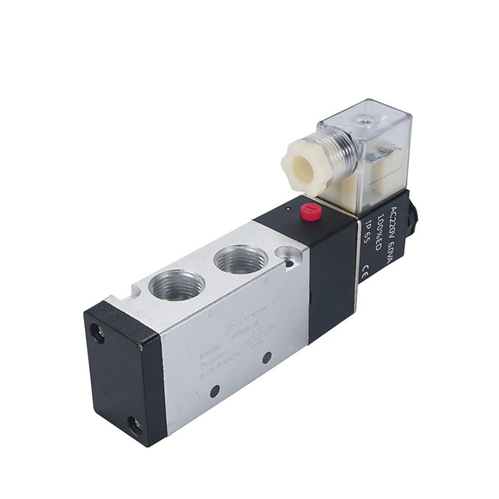 Xncdbvypa 4V310-10 4V310-08 Air Control Pneumatic Electric Solenoid Valve 12V 24 220 Voltage Coil Hose 4Mm-12Mm Accessories(,Dc24)