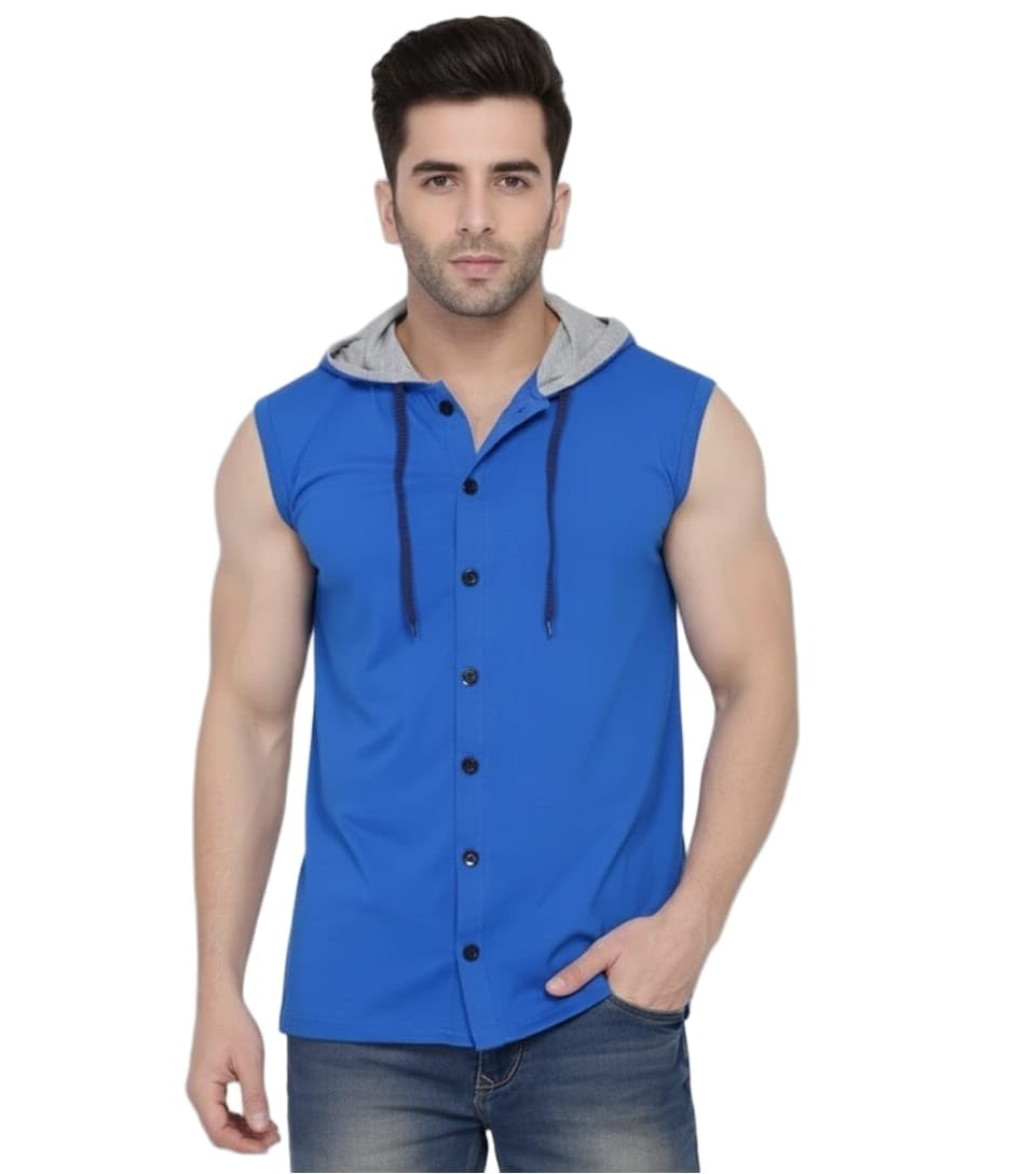 Menkovy Men's Cotton Sleeveless Solid Tshirt with Hoodie - Review, Price and Buying Guide