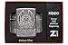 Zippo MultiCut Gargoyle Armor Antique Silver Pocket Lighter, One Size