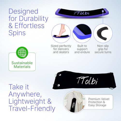 image for TTolbi Premium Turning Board for Dancers – Improve Balance & Spins, 