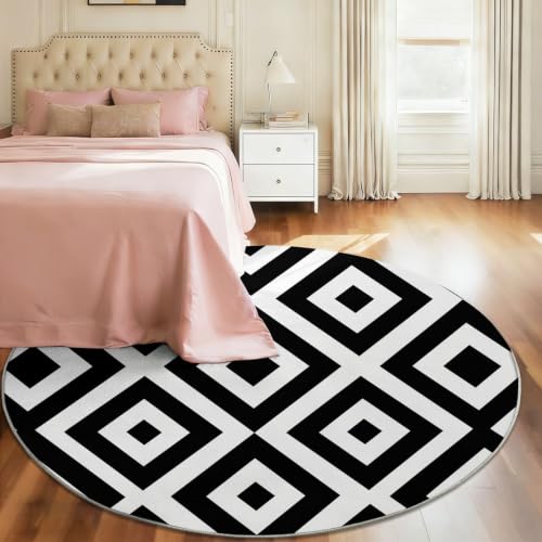 Tapis géométrique lavable en machine pour une chambre de bébé - 6