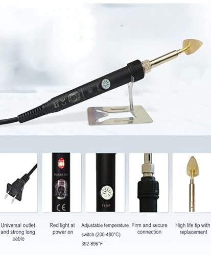 Arokimi AROKIMI-122 Tiny Iron,Mini Iron For Crafts 80W Mini Small Iron Patch Clothes T Shirts Shoes Clothes And Hats Portable And Easy Iron Supplies Adjustable Temperature thumb #2