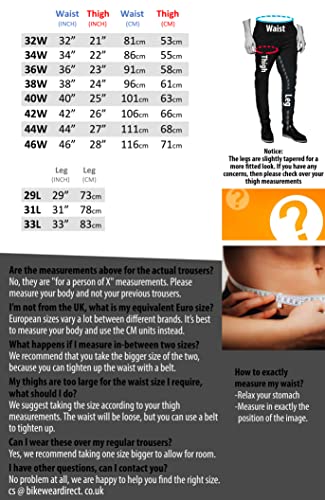 Texpeed Mens Motorcycle Motorbike Biker Trousers - Jeans Pants Made With 280Gsm Aramid And Protective Ce Armour (En 1621-1) - Tapered Fit Blue Denim - 34W / 31L - 7