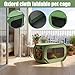 94*53*53cm Hundetransportbox Faltbar Pop-Up-Transportbox Hund Katze Stabile Transportbox Oxford Stoff Hundebox Auto Hundetasche Tragbarer Hunde Transportboxen für Katzen & Hunde bis 29.5 kg (Grün)