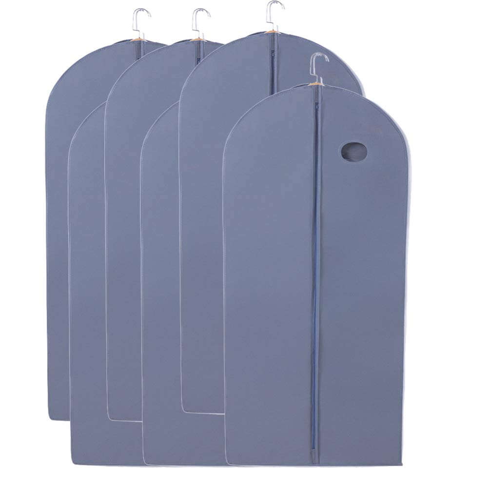 Garneck 6pezzi Copriabiti Antipolvere in Tessuto Non Tessuto Spesso Borse Portaoggetti Traspiranti per Abiti Camicie Pantaloni Top e Cappotti Protezioni per Conservazione Casa e Viaggi