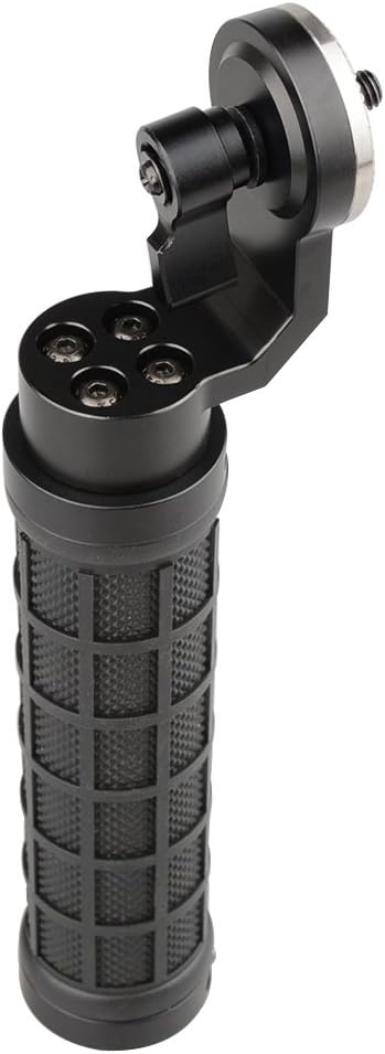 CAMVATE Aluminum Rosette Rubber Handle Grip for Rosette Standard Accessory(Black,M6 Thread,31.8 mm) - 1445