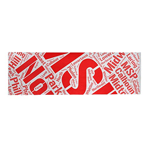 ArtVerse Rand Cites Minneapolis–Saint Paul, Minnesota Districts Word Art-Red Lunch Bag