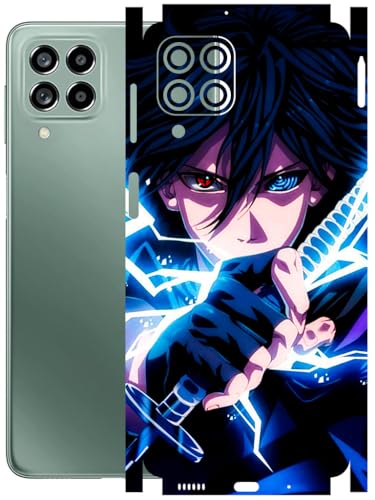 Image of AtOdds - Full Body Back Screen Guard Protector Film - Lamination Wrap Skin Sticker Compatible with Samsung Galaxy M53 (5G) | Scratchproof Matte Finish (Anime 42)