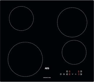 AEG 3000 Series Induktion Vollkochfeld, IBX64200CB, 4 Kochzonen, 49cm, Touch-Steuerung, präzise Hitzesteuerung, Booster-Funktion, Tastensperre, Schwarz