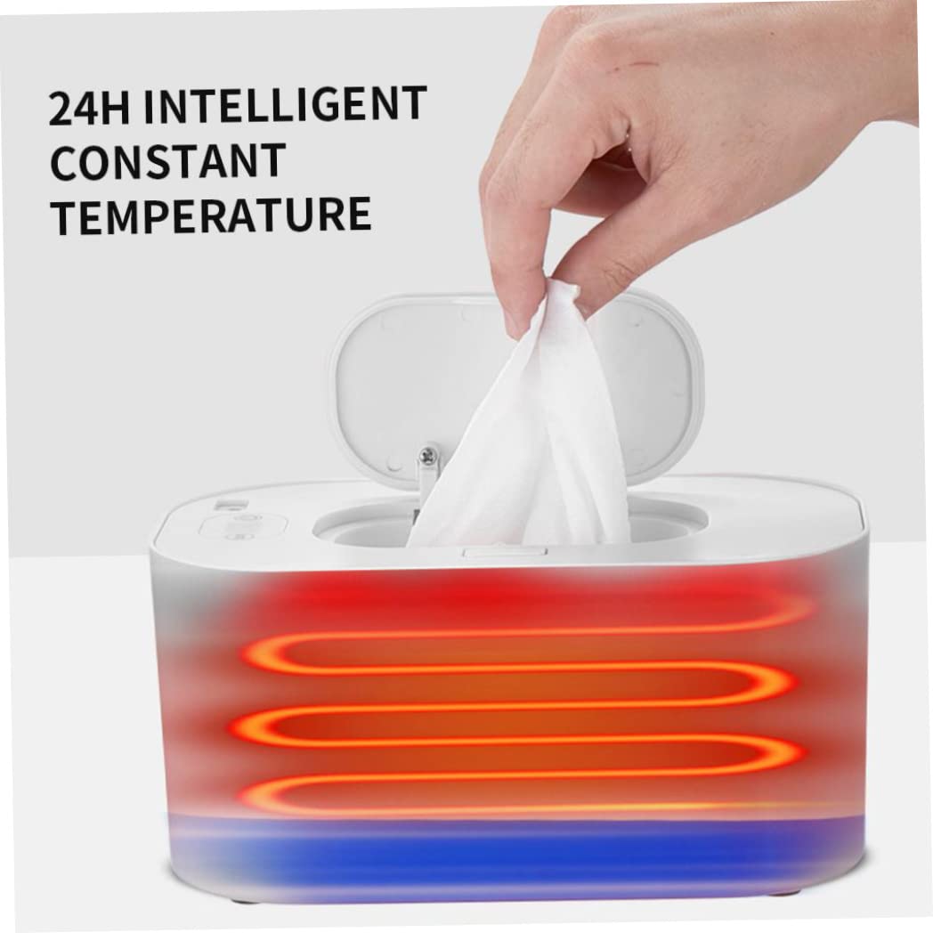 Calentador de toallitas para bebés, calentador de toallitas húmedas, calentador de toallitas para bebés, portátil, alimentado por USB, dispensador de pañuelos húmedos