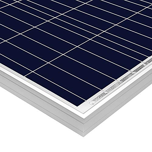 SUNGOLDPOWER 200 Watt 12V Polycrystalline Solar Panel Solar Module：2pcs 100W Polycrystalline Solar Panel Solar Cell Grade A +20A LCD PWM Charge Controller Solar+Solar Panel Extension Cables+Z-Brackets - Thumbnail 5