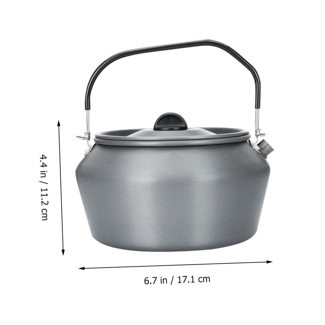 Gatuida Tetera Portátil para Exteriores Capacidad 1, 5 L, Acero Inoxidable