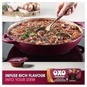 OXO Stock Pots Rich Flavoursome Blend of Red Wine, 4 x 20 g (80 g) – OXO