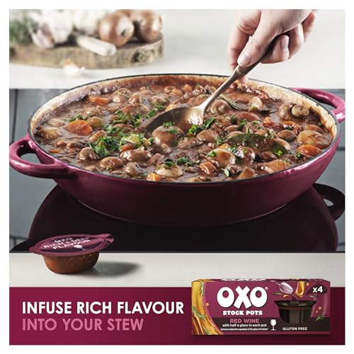 OXO Stock Pots Rich Flavoursome Blend of Red Wine, 4 x 20 g (80 g) OXO Stock Pots Rich Flavoursome Blend of Red Wine, 4 x 20 g (80 g) – OXO