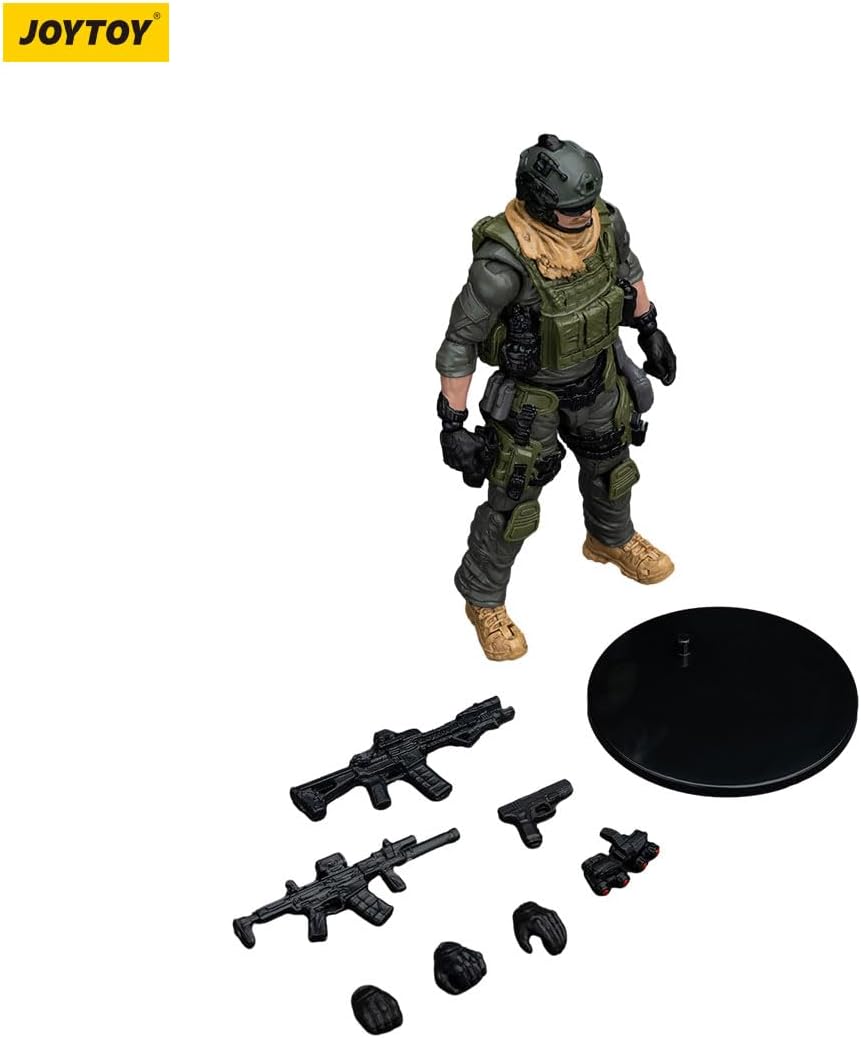 JOYTOY Action Figures NATO Defense Forces 13th Assault Squad 1/18 Movable Model Collectible Figurine (Assault Trooper)
