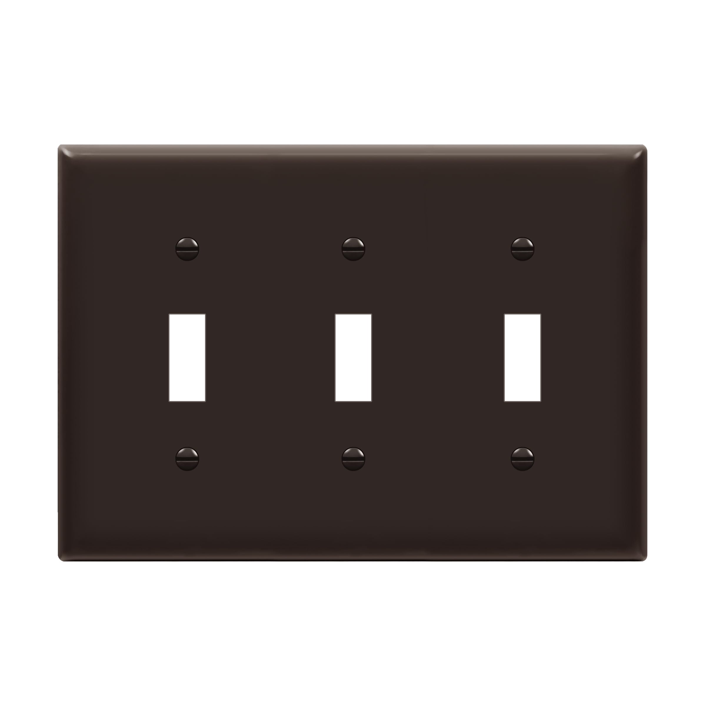ENERLITES Triple Switch Wall Plate - Durable & Gloss White -23