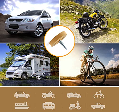 Decal Remover Eraser Wheel Removes Pinstripes Stripes Vinyl Tapes And Graphics 1 Pack Adhesive Remover Wheel For Drill Rubber Eraser Wheel Decal Remover Tool Solid Adhesive Remover Wheel Yellow #TOP7