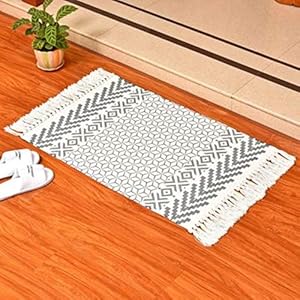 YEZINB Vintage Perzische Stijl Handgemaakte Geweven Tapijt Woonkamer Tapijt Geometrische Hand Made Indian Rug Gestreept…