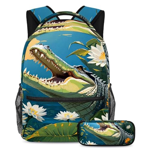 Cartables de grande capacité crocodile pour la rentrée des classes des adolescents