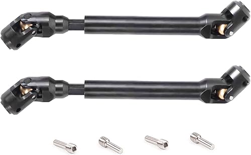 2 ejes de transmisión de orugas RC (4.409-6.417in) para 110 SCX10 II TRX4 Redcat D90 Gen7Pro RC4WD GEN8 Gladiator TF2 D90 YK4082 104311 RC eje de