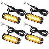 【SUPER BRILLO】Cada luz con 4 LED de 4W, total 16W. Mejora la seguridad al conducir de noche.