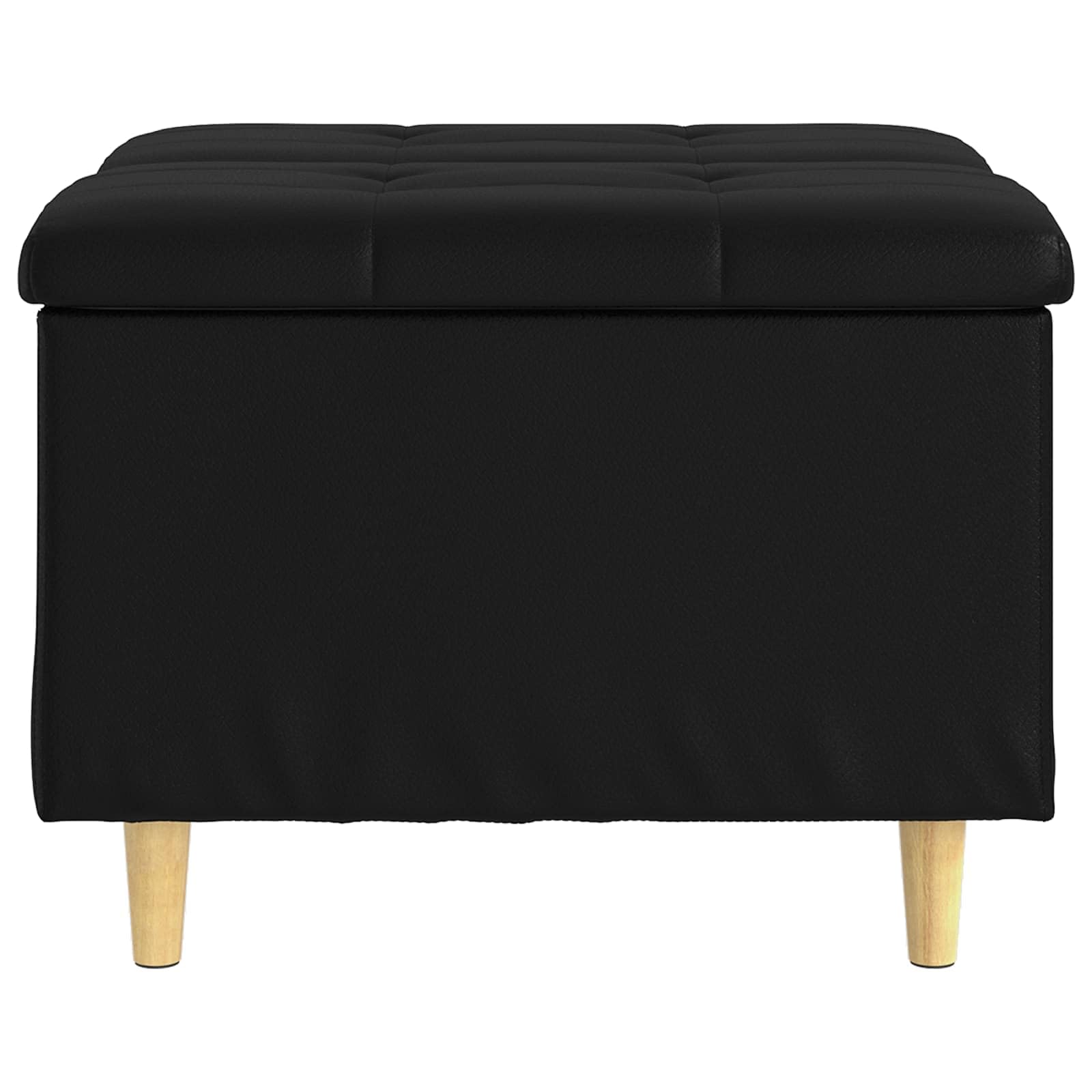 Mangloder - Sottomano portaoggetti, in ecopelle, 60 x 60 x 45 cm, con vano portaoggetti, imbottito e robusto, per soggiorno, camera da letto, corridoio, versatile come sgabello o poggiapiedi