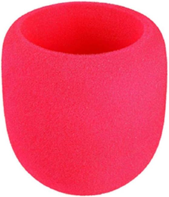 Foam Microphone Windscreen- Aedor Quality Sponge Mic Cover as a pop filter for Blue Yeti, Yeti Pro Condenser Microphones(Red)