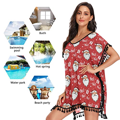 Chic Womens Fashion Stylish Chiffon Tassel Beach Bikini Swimwear Bathing Suit Cover up Dress2