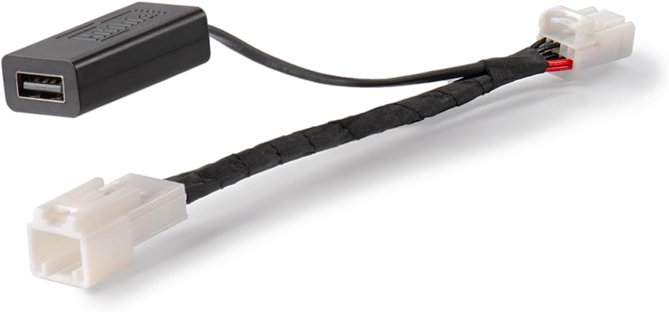 Dash Cam Power Adapter 10-Pin Type B Compatible with Toyota Avalon RAV4 Prius Camry & Lexus ES GS RX RC UX & Subaru Models. Connects to Rearview Mirror Plug & Play, Built-in USB Power Source