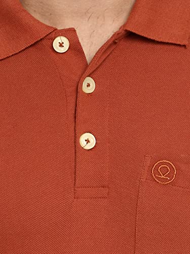 Image of CHKOKKO Men's Polo Cotton Regular Fit Half Sleeves T-Shirt with Pocket