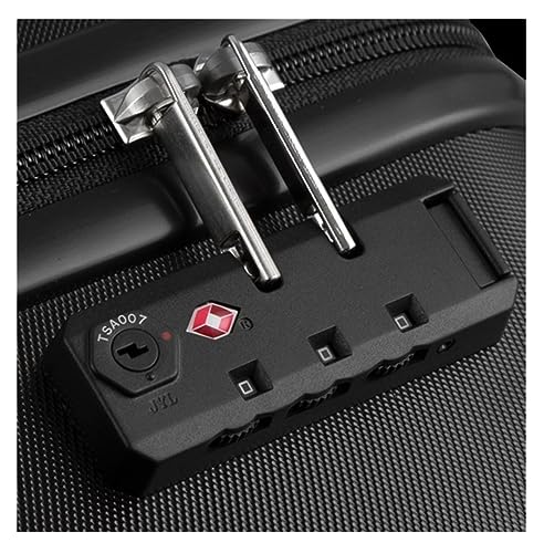 Durable Suitcase for Women 20 In Luggage With Spinner Wheels,Luggage That Can Be Carried On The Plane With TSA Lock Retro Suit Case (Color : White, Size : 20inch)2