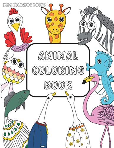 Kids Coloring Books Animal Coloring Book image 3