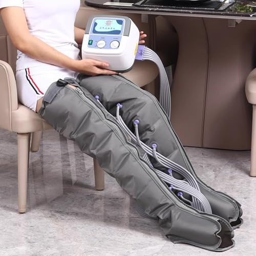 Masajeador eléctrico de pies con 6 cavidades para piernas, con compresión de Aire y presión para relajar los músculos.