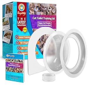 Cat Toilet Training System – Teach Cat to Use Toilet Cat Toilet Training Kit