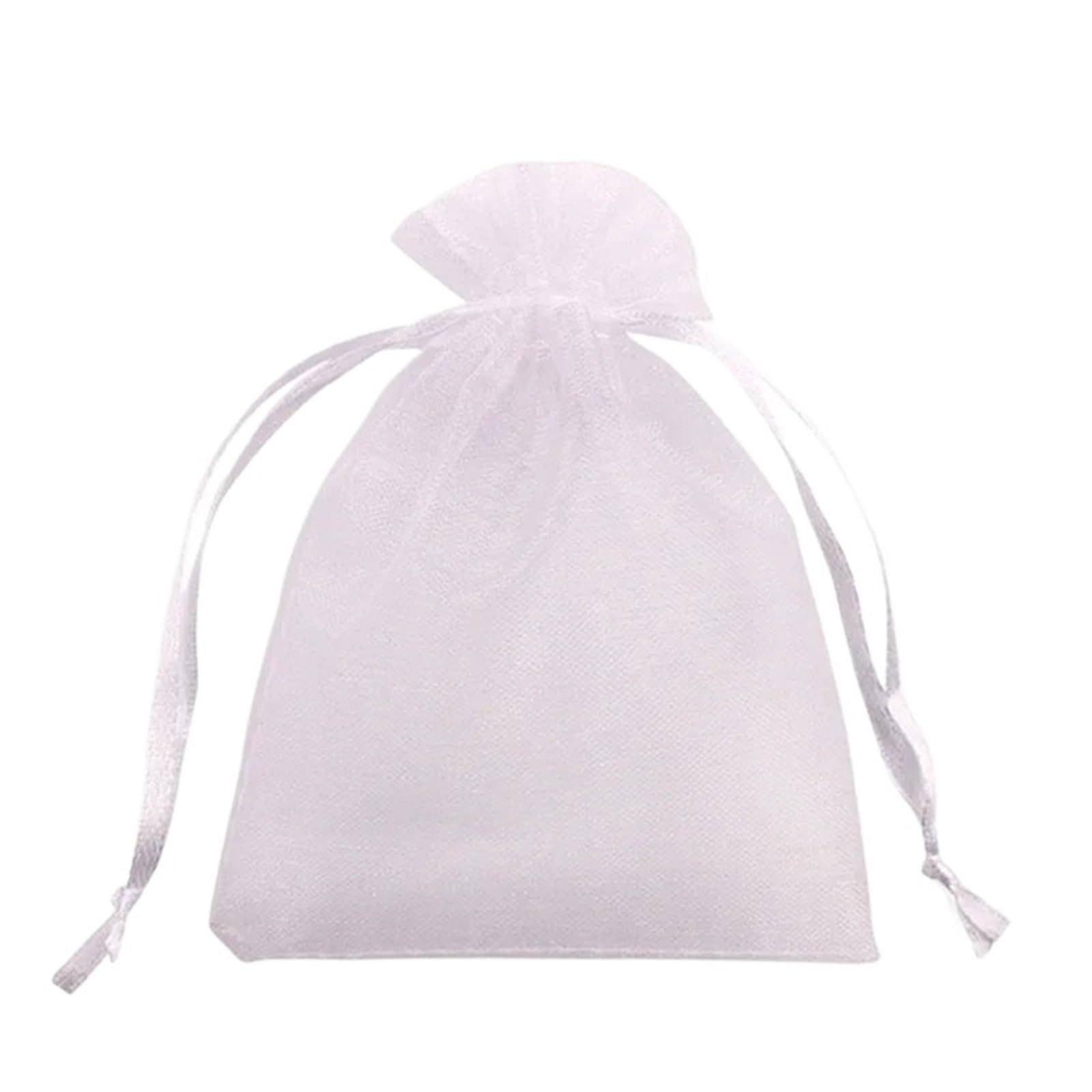 Fruit Protection Bags 100pcs Grape Protection Bag Grow Mesh Fruit Pest Control Products Breathable Gauze Strawberry Seedling Bags Organza(White,10x15cm(100pcs))