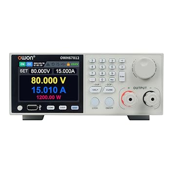 OWON OWH67 Series High Power DC Power Supply 1/2 2U Standard 19-inch Rack High Precision Constant Power Output of 1200W - 3000W OWH67030-150 3KW 0-150V/300V 0-30A/15A