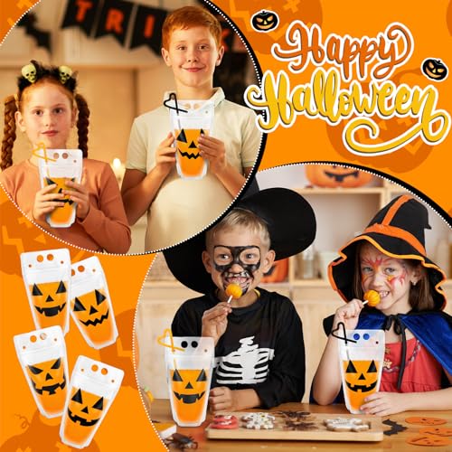 Set de 36 Bolsas para Bebidas Halloween con Popotes miniatura 7