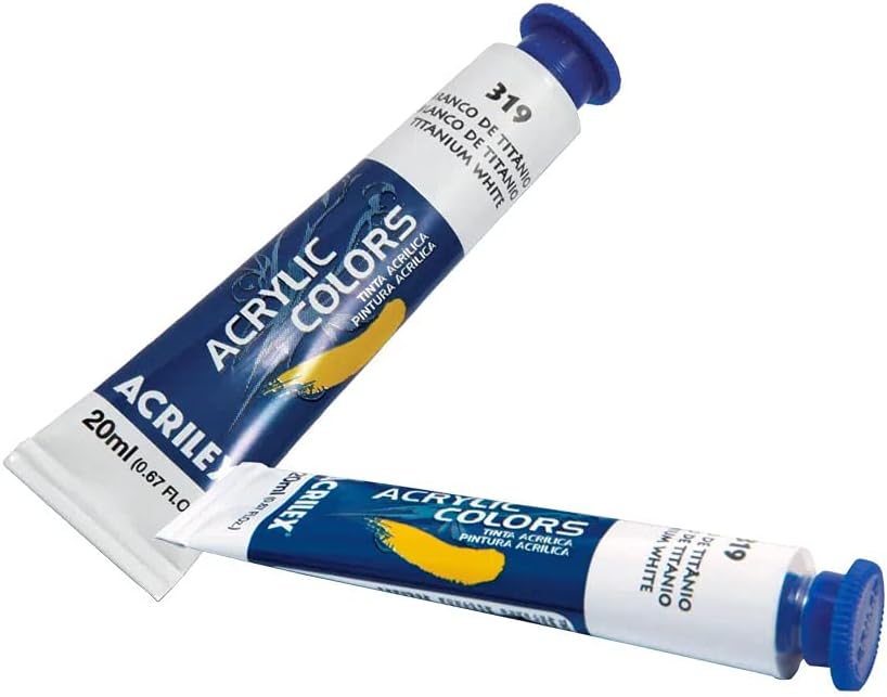 Acrylic Colors 20Ml 8 Cores