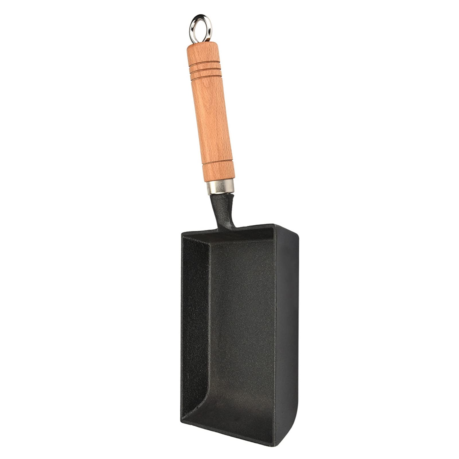 Tamagoyaki Poêle Fonte Tamagoyaki 29×18×5 Mini Poêle Fer Omelette Pot Tamagoyaki Manche Bois