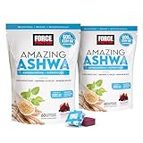 Force Factor Amazing Ashwa for Stress Relief, Memory, Focus, and Immune Support Health, Ashwaganda Supplement with KSM-66 Ashwagandha for Stress, 120 Soft Chews