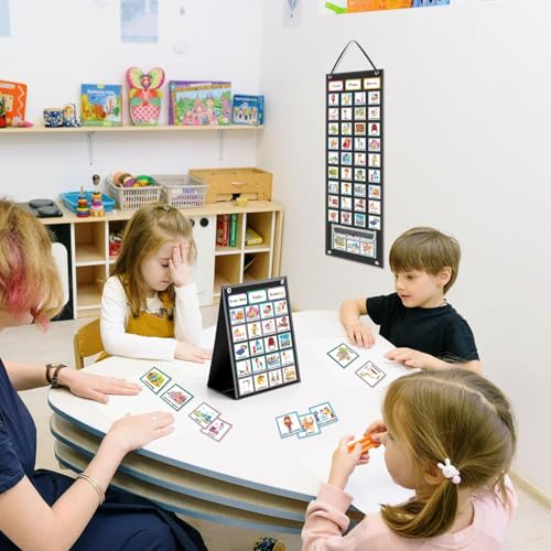 REGELETO X-Large Visual Schedule Chart for Kids Chore with 92 Pieces Behavior Cards, Visual Behavioral Routine Chart for Toddlers, Daily Schedule Board Learning Planners for Home School (X-Large) - Image 3