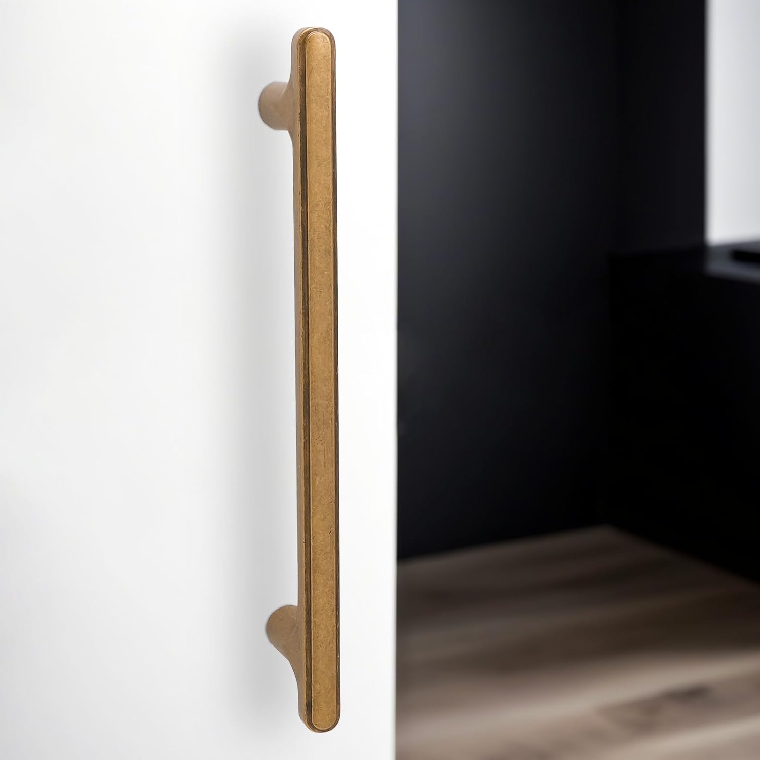 10 Pack 5 Inch Cabinet Pulls Antique Brass Kitchen Cabinet Handles Zinc Alloy Drawer Pulls Solid Cabinet Hardware