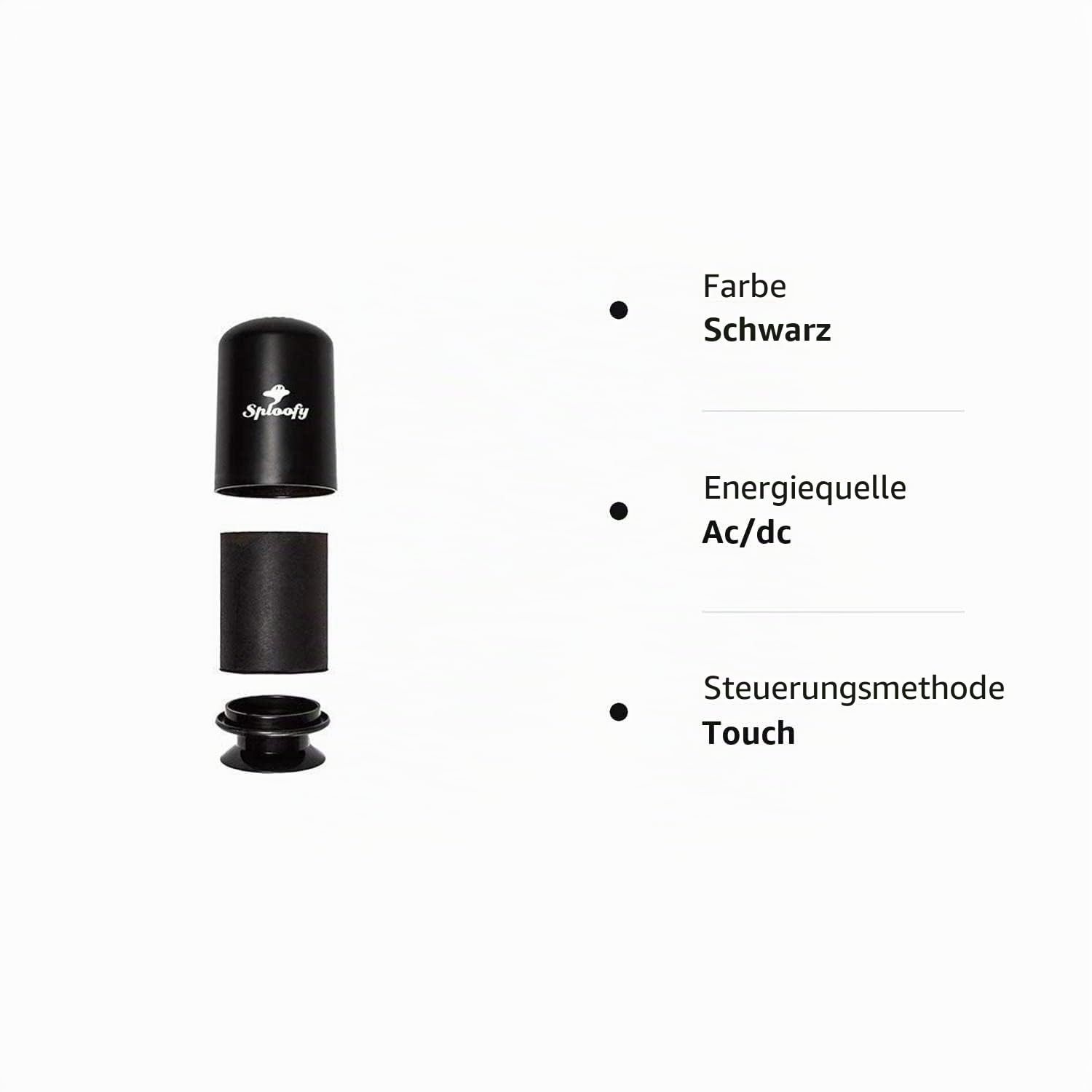 Sploofy V3 Rauchluftfilter, mit austauschbarer Kartusche