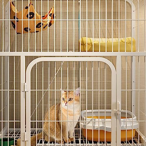 Jaula para gatos Recintos para gatos de interior, Jaula grande para gatos, Jaula de metal para gatos
