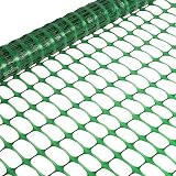BOEN 4' x 100' Green Temporary Fencing, Mesh Snow Fence, Plastic, Safety Garden Netting, Above Groun