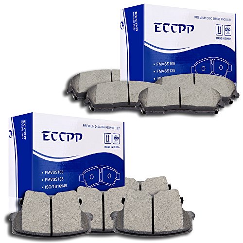 Brake Pads Discs Kits,ECCPP 8pcs Front Rear Ceramic Brake Pad Set for 2005-2017 for Chrysler 300 2009-2017 for Dodge Challenger 2006-2017 for Dodge Charger 2005-2008 for Dodge Magnum Brake Pads Discs Kits,ECCPP 8pcs Front Rear Ceramic Brake Pad Set for 2005-2017 for Chrysler 300 2009-2017 for Dodge Challenger 2006-2017 for Dodge Charger 2005-2008 for Dodge Magnum