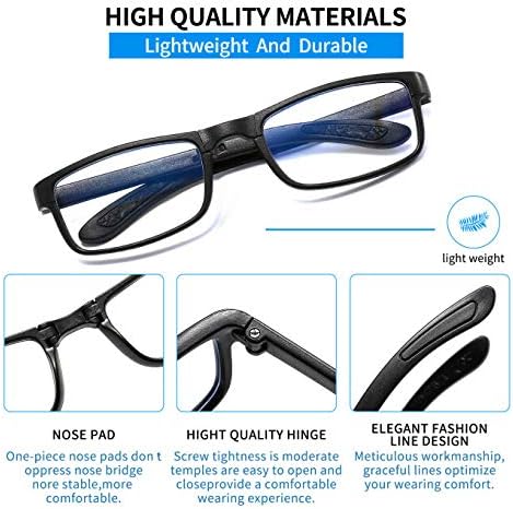 GFPHBJ Occhiali Luce Blu Per Uomo E Donna Moda TR90 - Foto 9